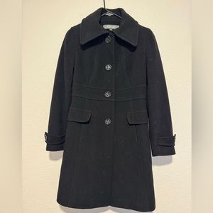 Classic Black Wool Coat